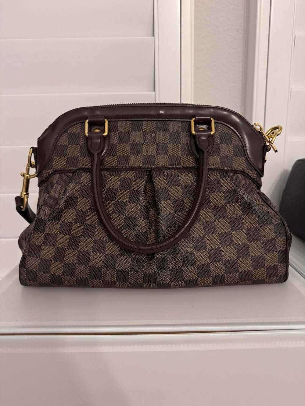 Louis Vuitton Damier Ebene Verona PM Handbag